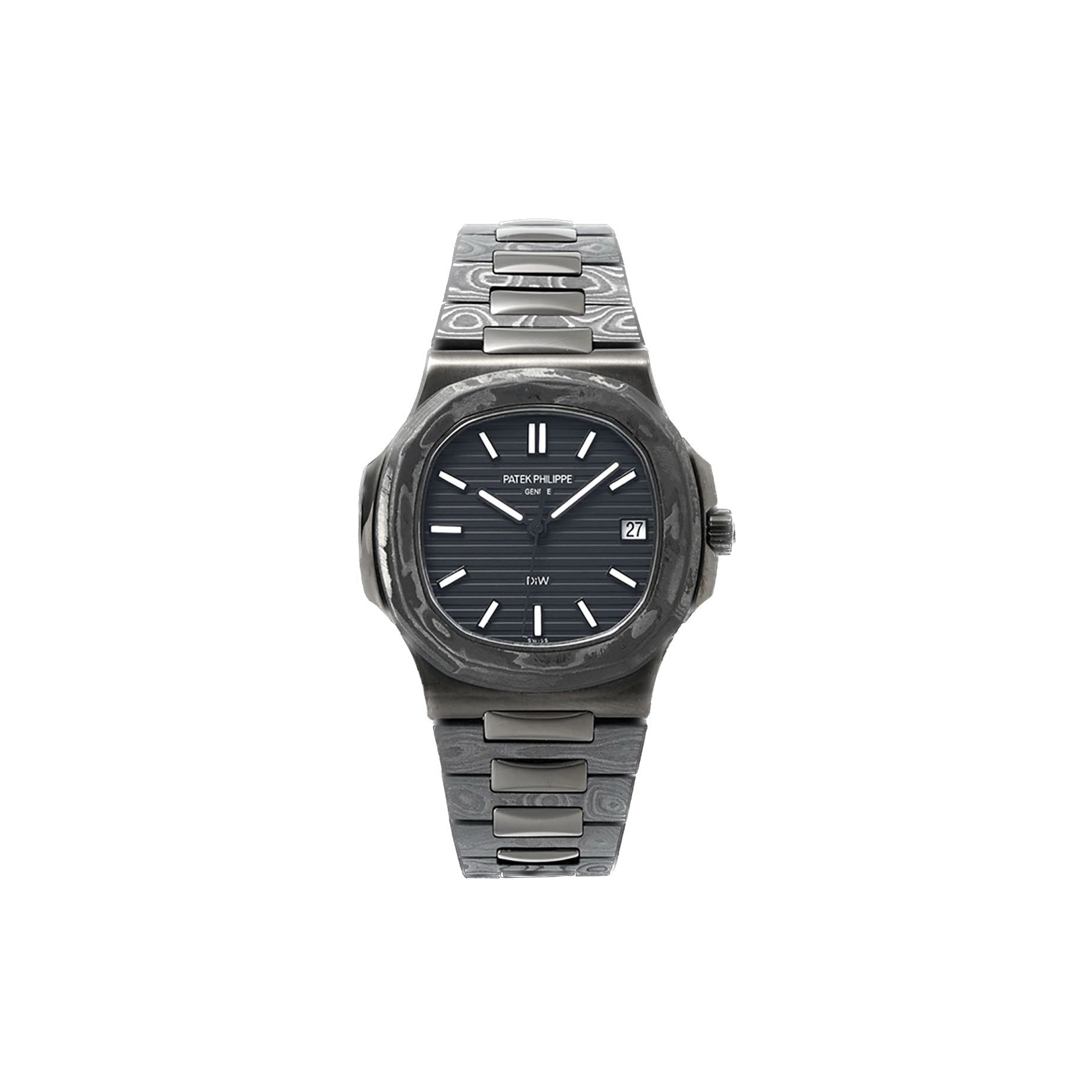 P**ek Ph**ppe diw carbon nautilus“black grail” watch 5711/1a